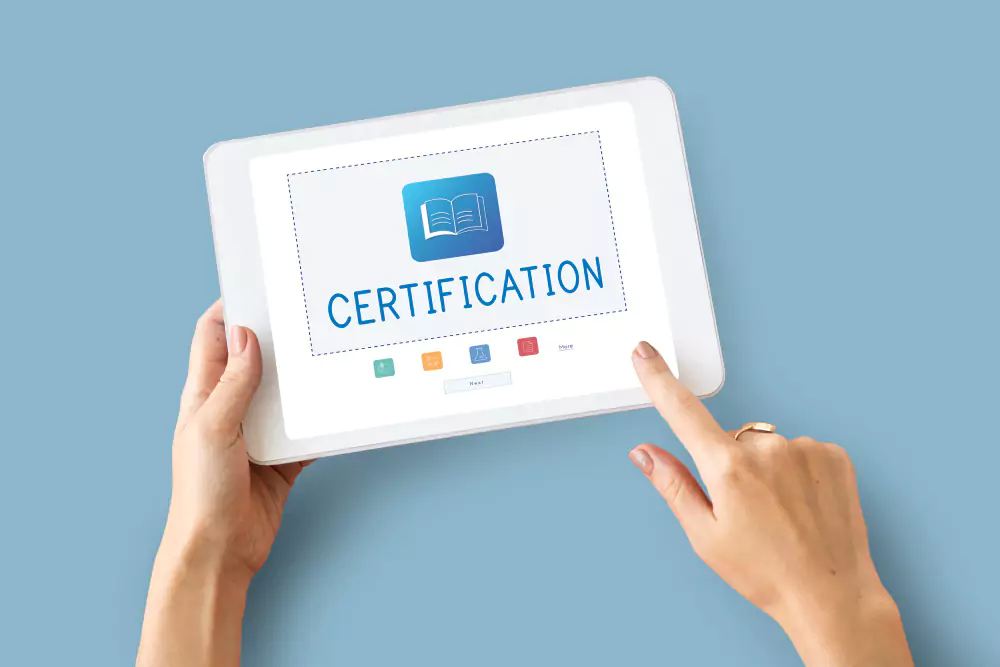 google ads search certificate
