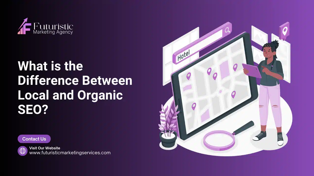 what is the difference between local and organic seo