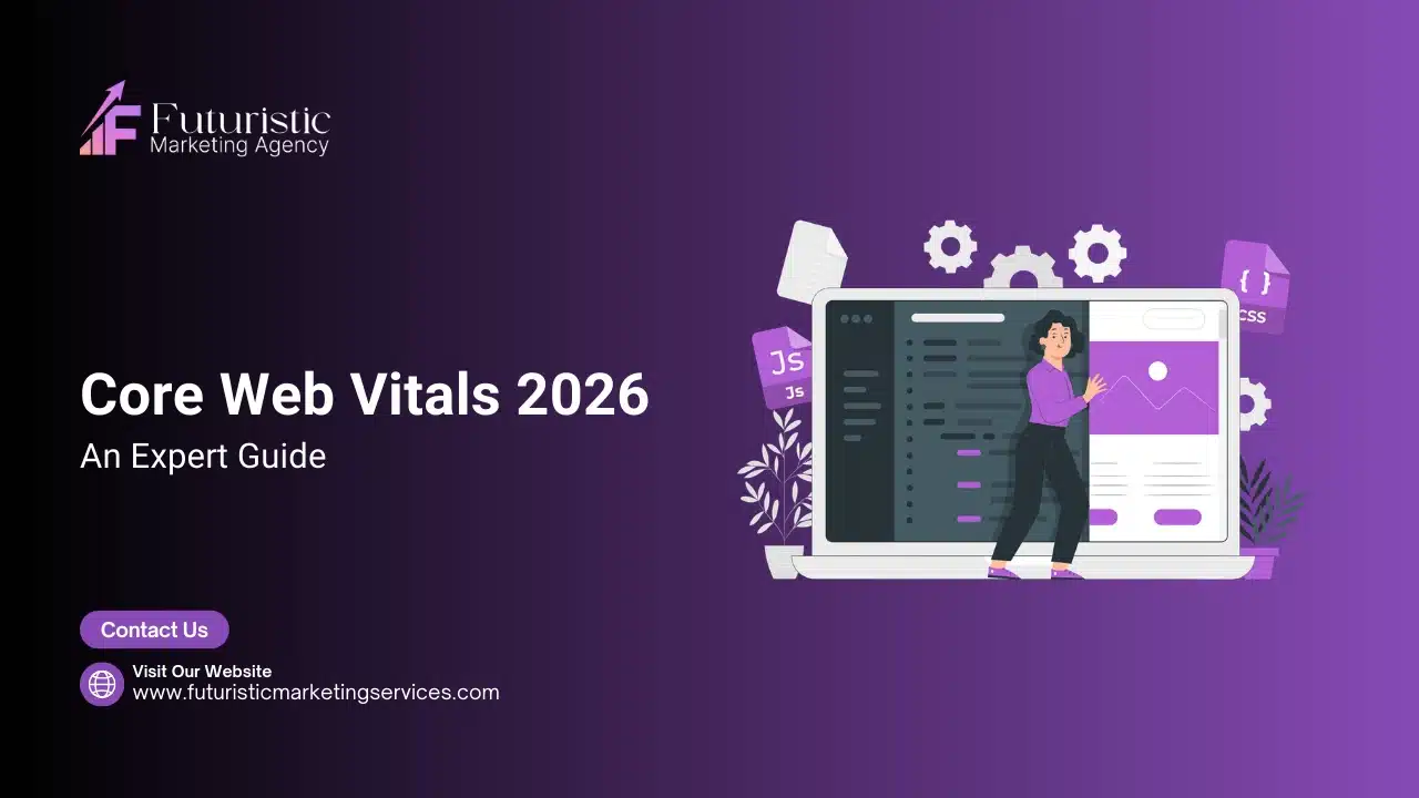 Core Web Vitals explained showing LCP INP CLS metrics and how to fix Core Web Vitals for better Google rankings and page experience in 2026