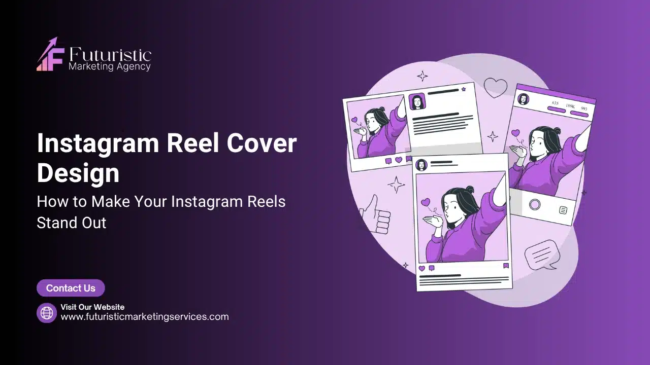 instagram reel cover design example with safe zones typography and grid layout for branding