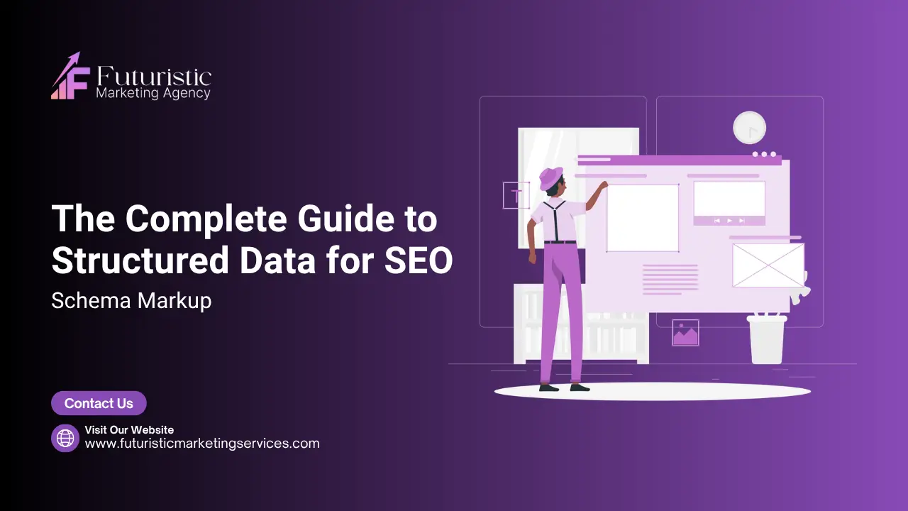 Schema markup guide showing structured data, JSON-LD implementation, and rich results optimization for better SEO visibility