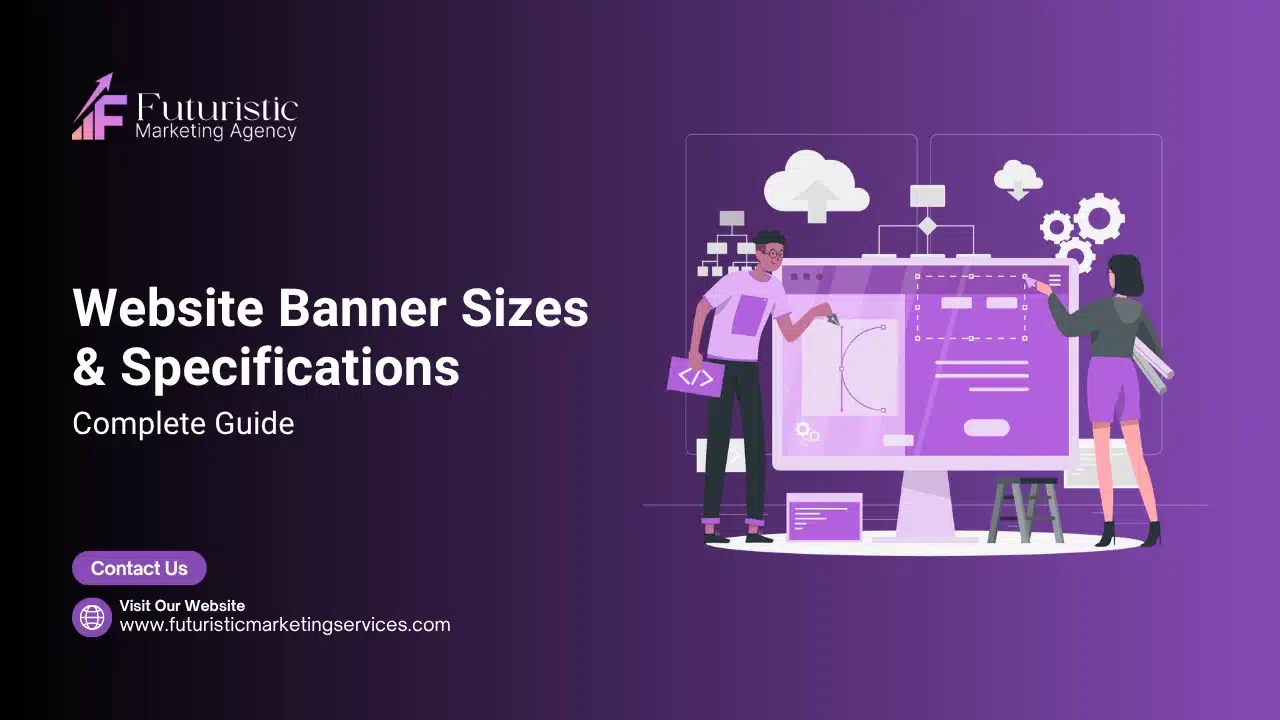 website banner sizes chart with standard dimensions hero banners sidebar ads and display ad formats