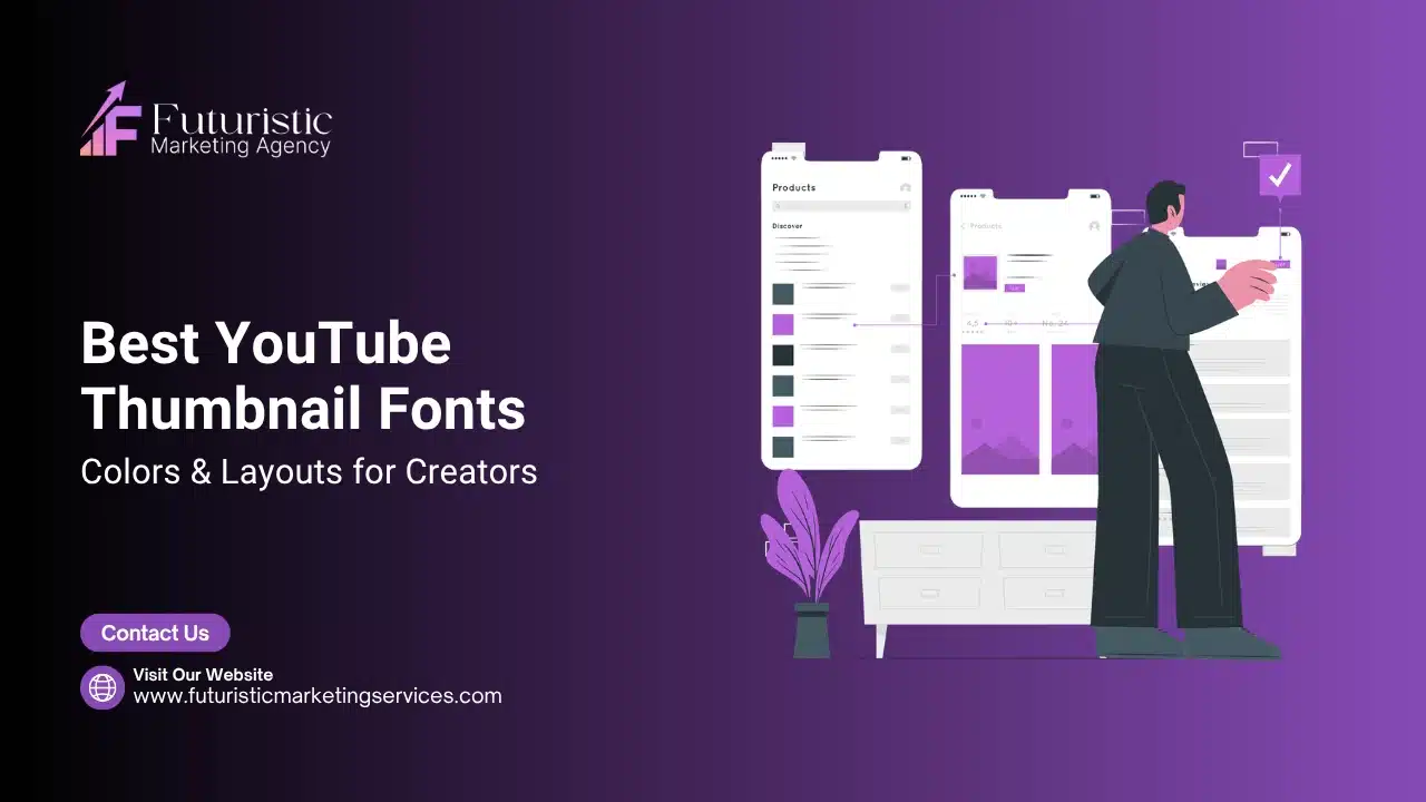 youtube thumbnail fonts colors and layout examples with bold text contrast and high click design